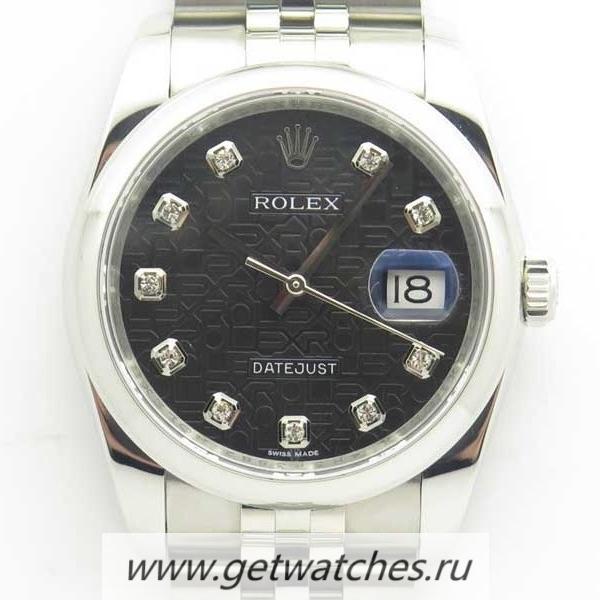 NEW Replica R01ex Datejust 36mm 116234 DJF V2 SS Black Anniversary Jubilee Dial 3135