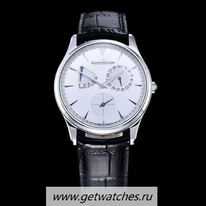 Shop Jaeger-LeCoultre Master Ultra Thin Reserve De Marche GF SS Silver Dial 938