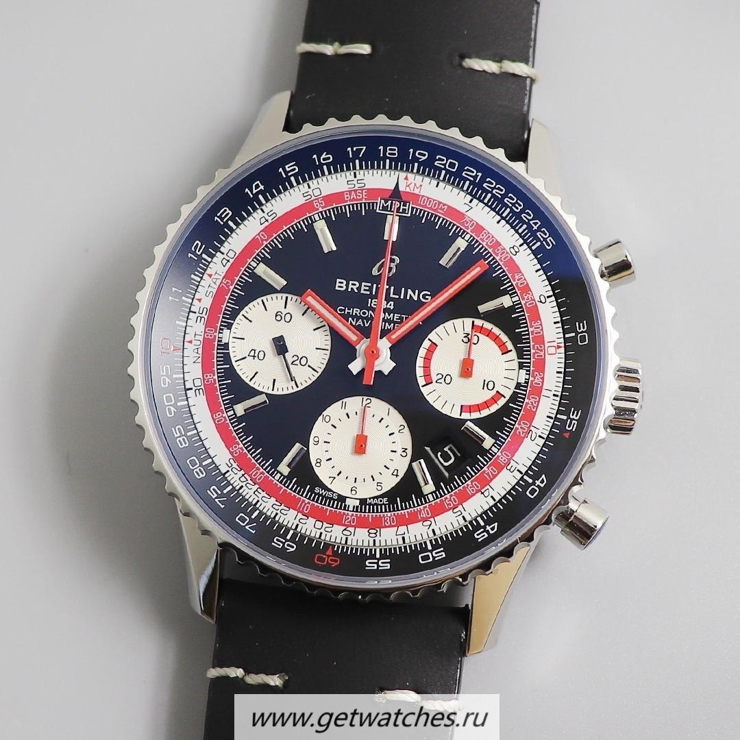 Shop Breitling Navitimer B01 AB01212B1C1A1 air AIF SS Black Dial 7750