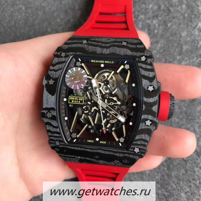 Best Price Richard Mille RM35-02 Rafa ZF V2 Forged Carbon Black Dial NH05A