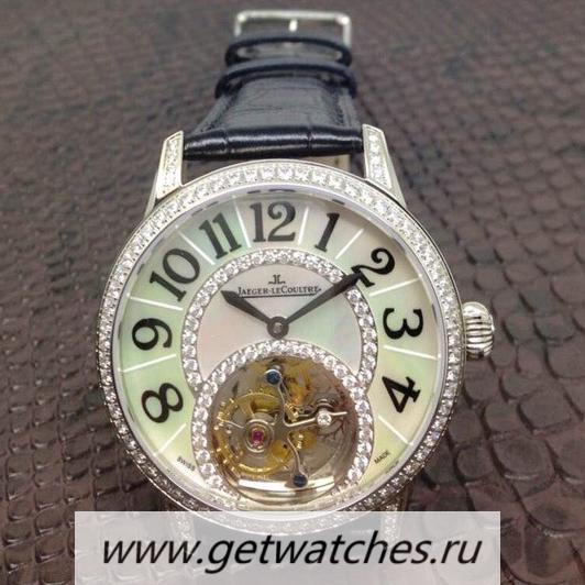 Shop Jaeger-LeCoultre Rendez Vous Tourbillon SS & D1am0nds D1am0nds & Pearl Dial Tourbillon