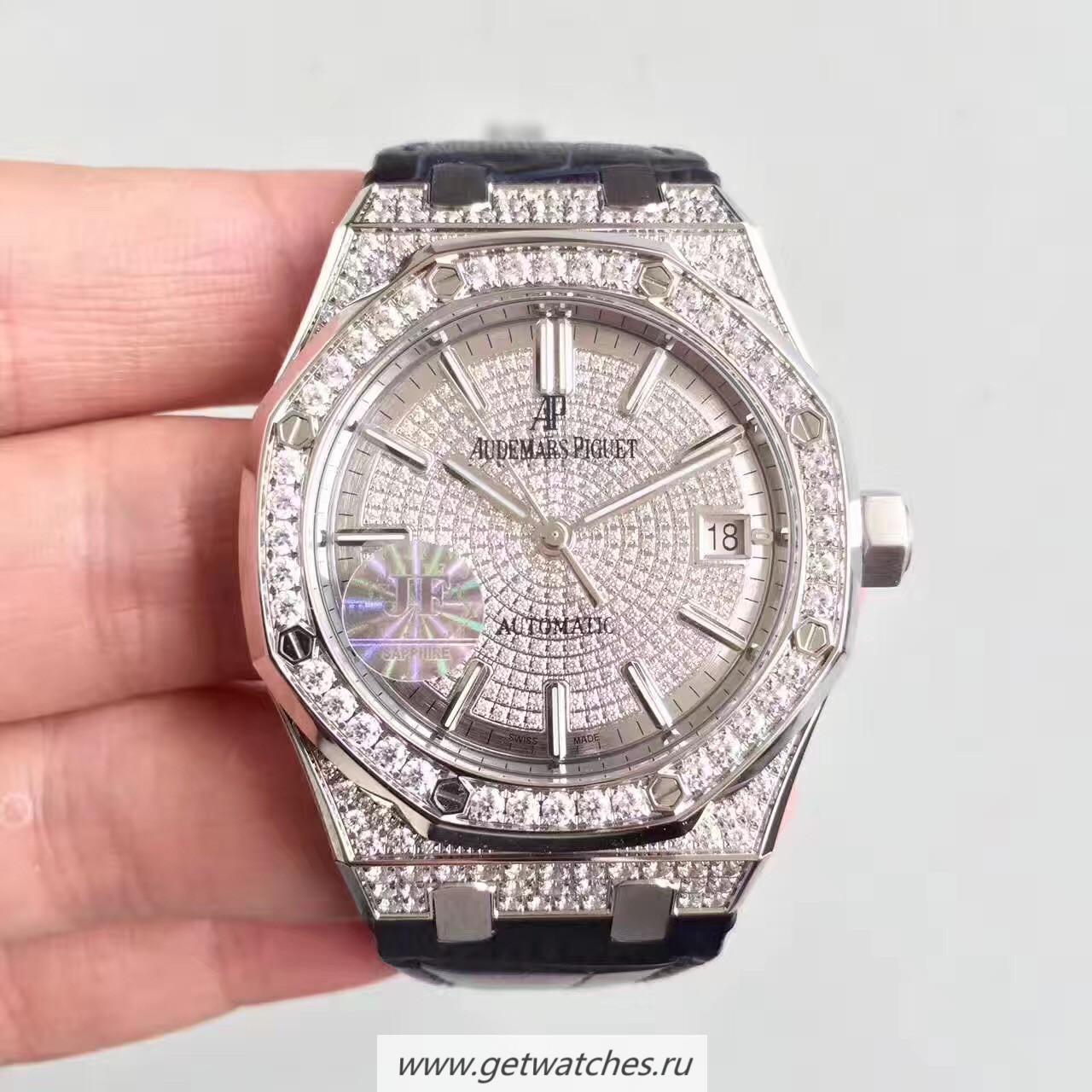 Best Price Audemars P1g*et Royal Oak 15452 JF SS & D1am0nd D1am0nd Dial 3120